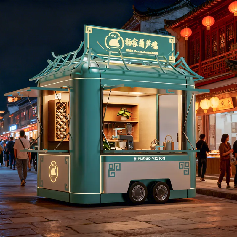 Trailer del cibo al caffè